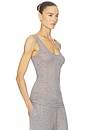 view 2 of 4 Easy Tank in Everyday Jersey in Dark Heather Grey