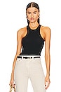 view 1 of 5 Organic Jersey Double Halter Bodysuit in Black