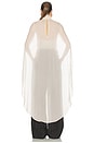 view 3 of 4 Georgette Cape Top in Ivory