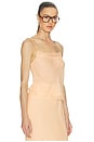 view 2 of 4 Viscose Satin Cami With Lace in Fawn