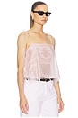 view 2 of 5 Handkerchief Camisole in Baby Pink