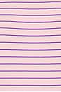 view 5 of 5 Little Boy Tee in Stripe in Pink Stripe With Purple Rib