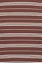 view 5 of 5 The Rib Long Sleeve Tee in Stripe in Brown Stripe