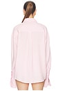 view 3 of 5 CAMISA WASHED LINEN SHIRT in Classic Pink