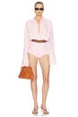 view 4 of 5 CAMISA WASHED LINEN SHIRT in Classic Pink