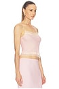view 2 of 4 CAMISOLA VISCOSE GEORGETTE in Peony Pink