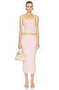view 4 of 4 CAMISOLA VISCOSE GEORGETTE in Peony Pink