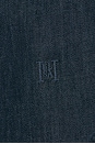 view 5 of 5 Denim Fitted Shirt in Dark Blue