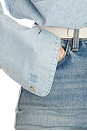 view 6 of 6 CHEMISE WASHED DENIM SHIRT in Washed Blue