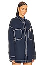 view 2 of 6 Denim Overshirt in Navy