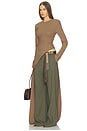 view 4 of 4 Wool Blend Asymmetrical Tunic in Toffee