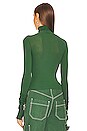 view 3 of 4 Jersey Long Sleeve Turtleneck in Forest