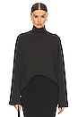 view 1 of 5 Jersey Oversized Turtleneck in Black