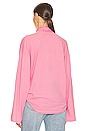 view 3 of 5 Jersey Oversized Turtleneck in Very Pink