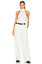 view 4 of 4 Organic Heavy Rib Turtleneck Tank in White