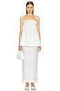 view 4 of 5 Crinkle Pleated Tunic in White