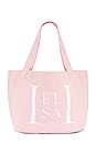 view 1 of 4 Logo Tote in Pink