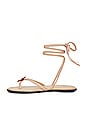 view 5 of 5 Lace Up Sandal in Nude