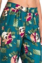 view 5 of 7 Peg Leg Trouser in Teal Floral