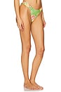 view 2 of 4 High Cut Cheeky Bikini Bottoms in Vivre Sa Vie