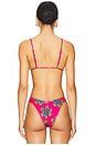 view 3 of 4 Triangle Front Tie Bikini Top in Curiosity Leads To Trouble