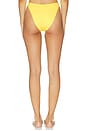 view 3 of 5 High Cut Full Bikini Bottom in Limone