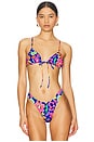 view 1 of 4 Triangle Front Tie Bikini Top in Out Of My Head