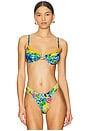 view 1 of 4 Ruffled Up Underwire Bikini Top in La Sera Prima