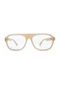 view 1 of 1 GAFAS VESPER in Butter & Clear