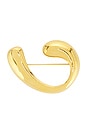 view 1 of 3 Twist Skinny Brooch in Gold