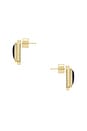 view 2 of 2 Archer Earrings in Gold & Black