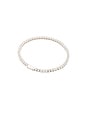 view 3 of 4 Lab Grown Tennis Bracelet in Silver