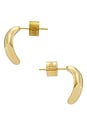 view 2 of 2 PENDIENTES AURELIA in Gold