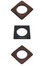 view 6 of 6 CONJUNTO DE BRAZALETE NOTTE in Black