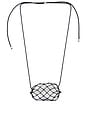 view 1 of 3 Julia Net in Black Silver