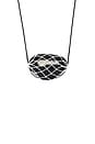 view 2 of 3 COLLAR COLGANTE JULIA in Black & White