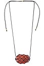 view 1 of 3 COLLAR COLGANTE JULIA in Brown & Black