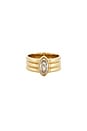 view 1 of 3 ANILLO VIVI in Gold & White