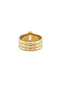 view 3 of 3 ANILLO VIVI in Gold & White