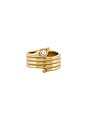 view 1 of 3 ANILLO ORIA in Gold & White