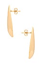 view 2 of 2 Raindrop Earrings in Gold