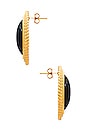 view 2 of 2 Noir Earrings in Gold & Black