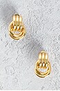 view 1 of 3 Baby Knot Earrings in Gold
