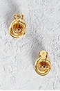 view 2 of 3 Baby Knot Earrings in Gold