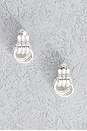 view 1 of 3 BRINCOS BABY KNOT in Silver
