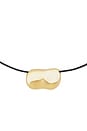 view 2 of 2 Pebble Necklace in Gold & Black