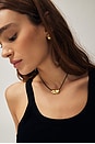 view 3 of 3 Pebble Necklace in Gold & Black