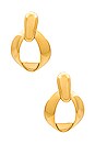 view 1 of 2 BOUCLES D'OREILLES AIR in Gold