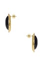 view 2 of 2 Beverly Earrings in Gold & Black