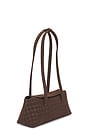 view 3 of 5 X Freja New York Mini Chrystie Bag in Chocolate Suede Croc